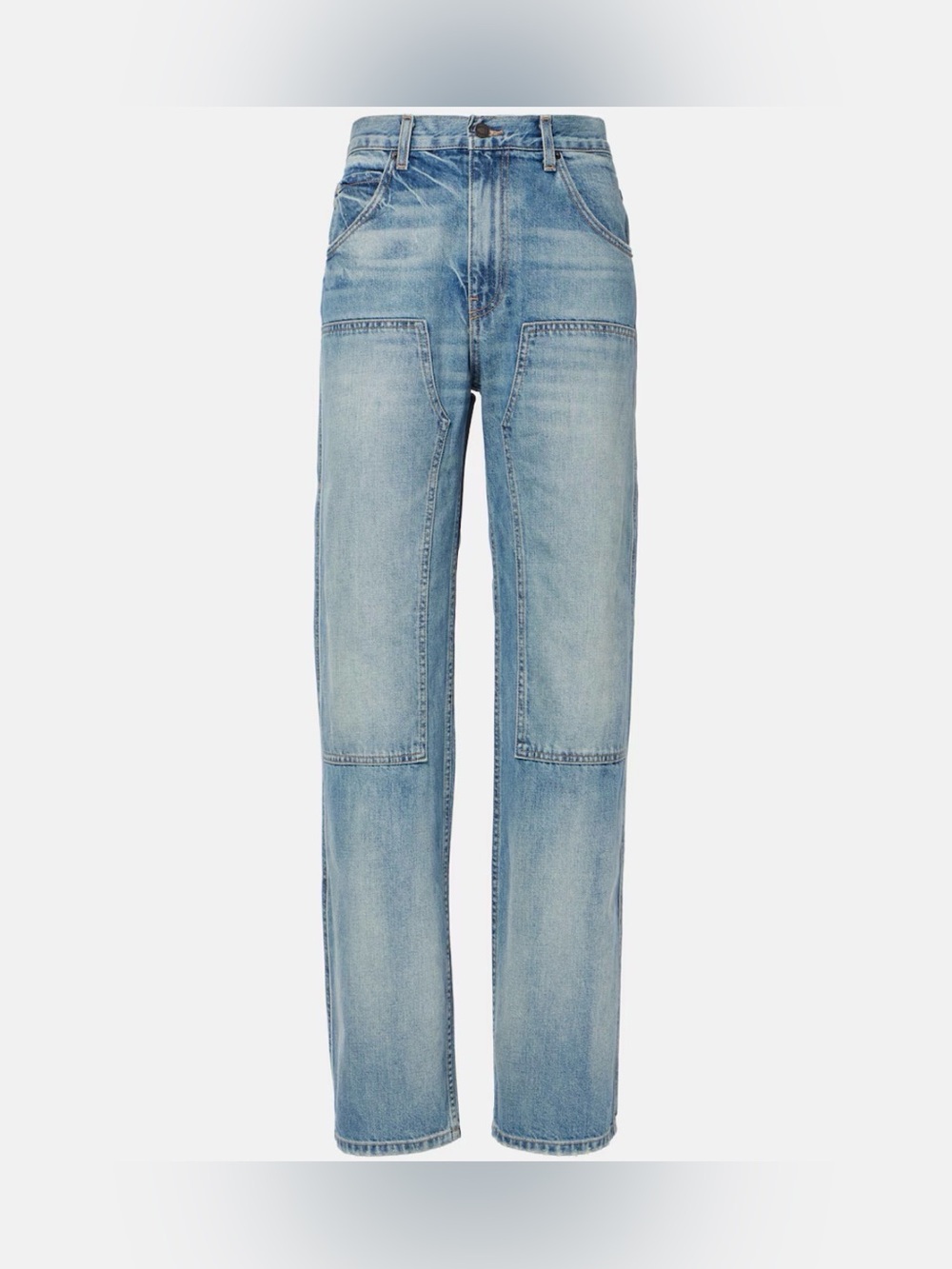 Nili Lotan Light Wash Straight-Leg Women’s Jeans/ $700 / size 27 / inseam 31.5”